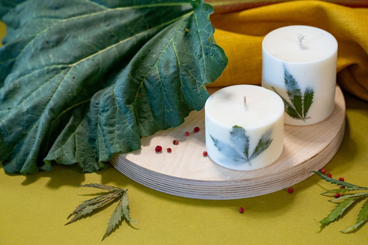 Hand-made Soy Wax Candle with Clary Sage Scent