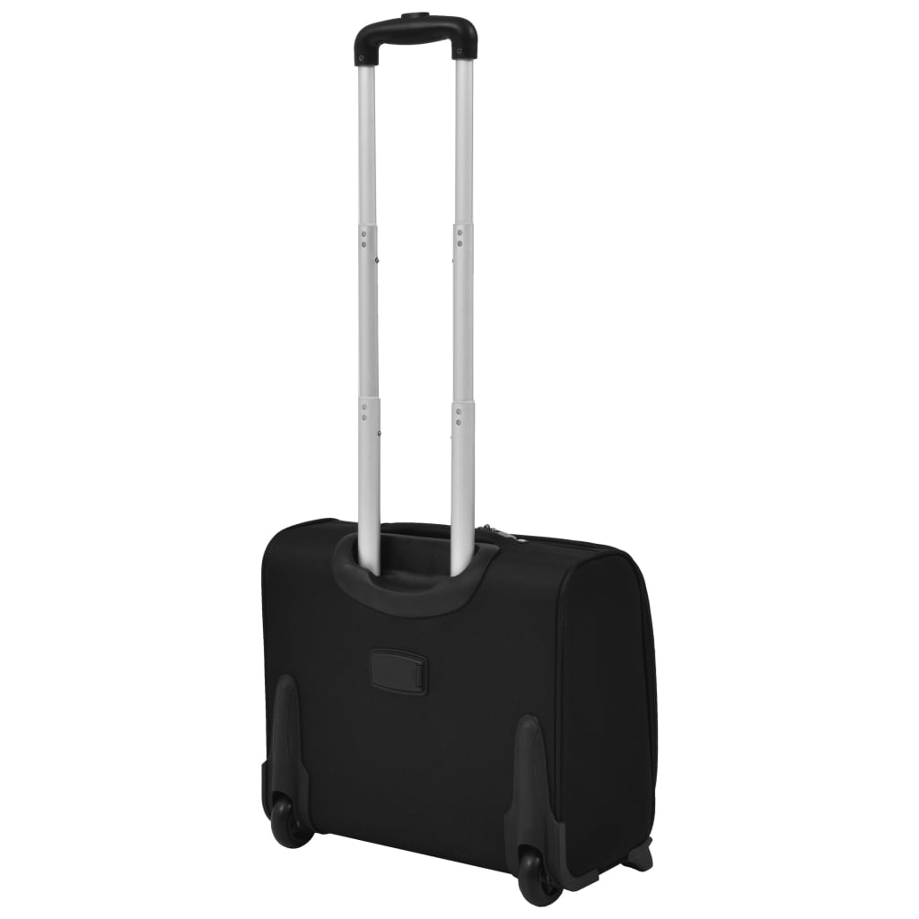 carry-on suitcase, black