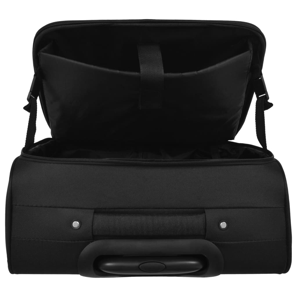 carry-on suitcase, black