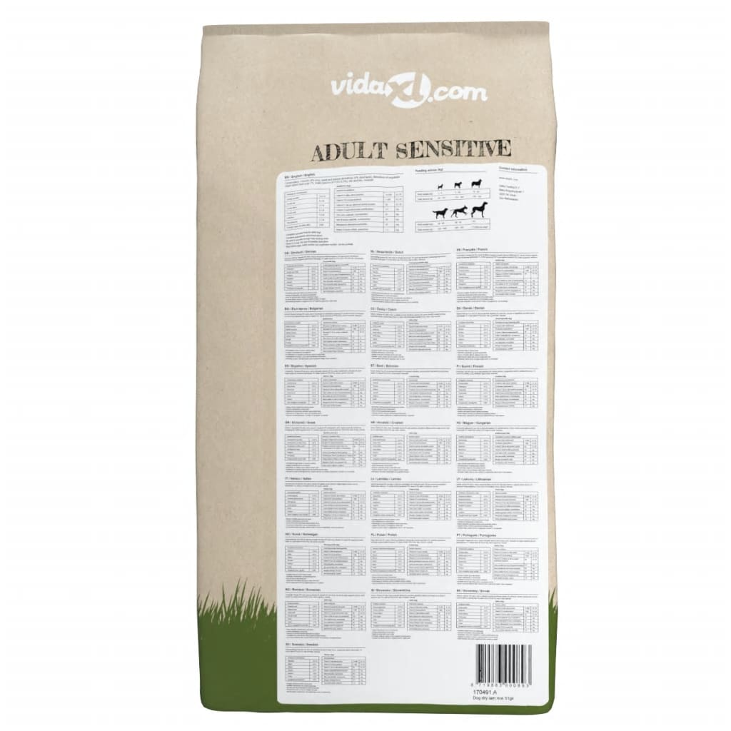 Premium koerte kuivtoit "Adult Sensitive Lamb & Rice" 15 kg