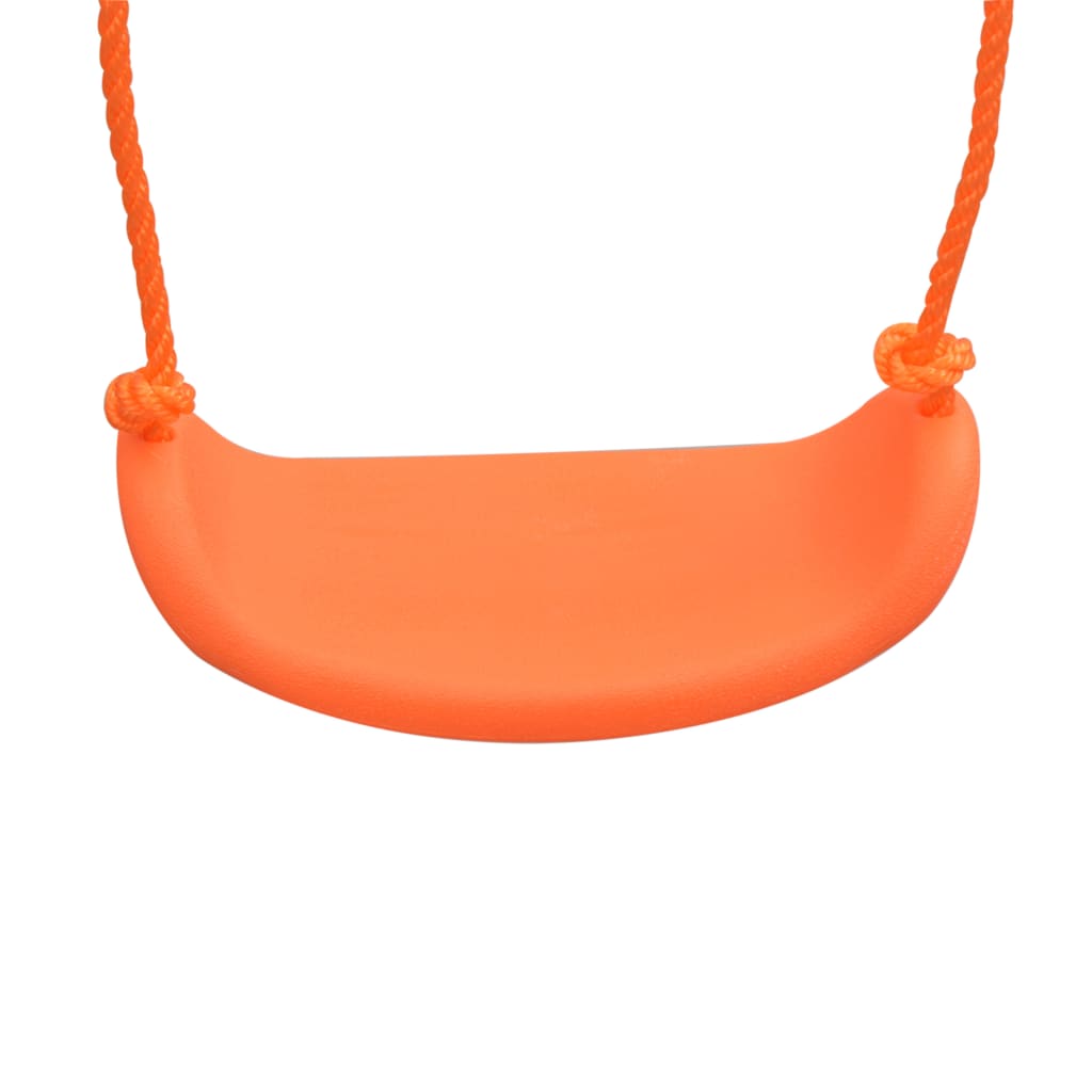 Swing set with 4 seats, orange