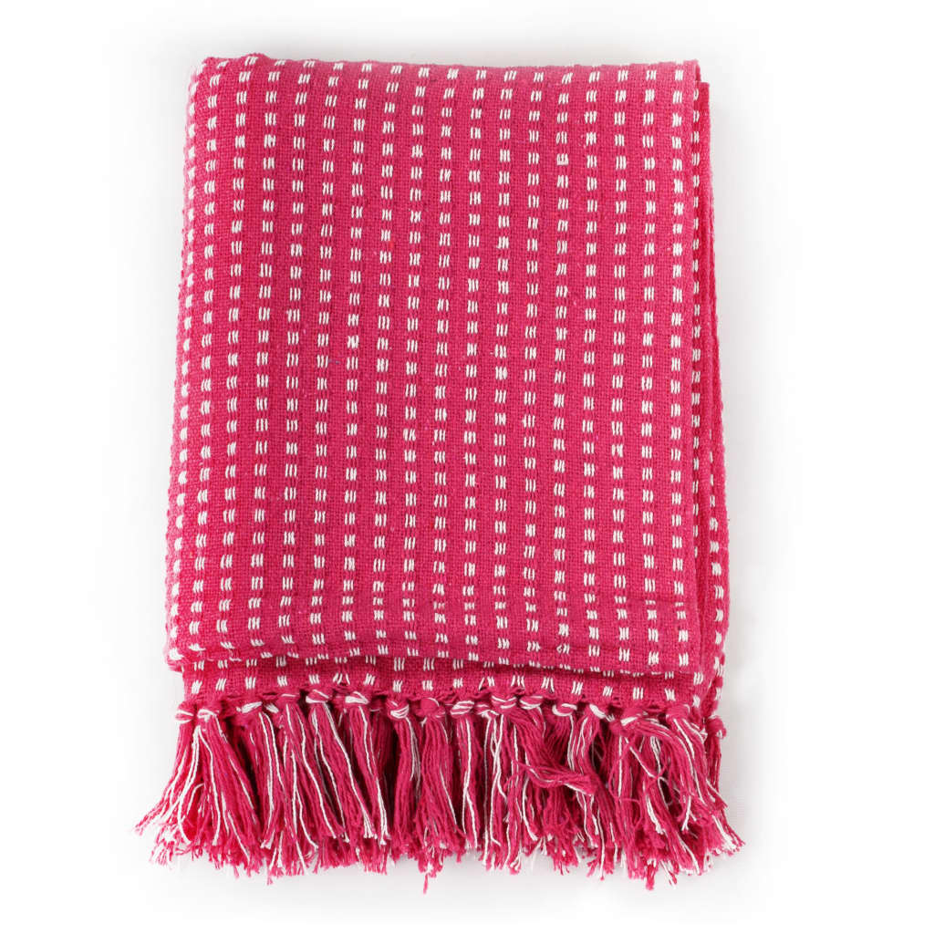 cotton plaid, checked, 160 x 210 cm, pink