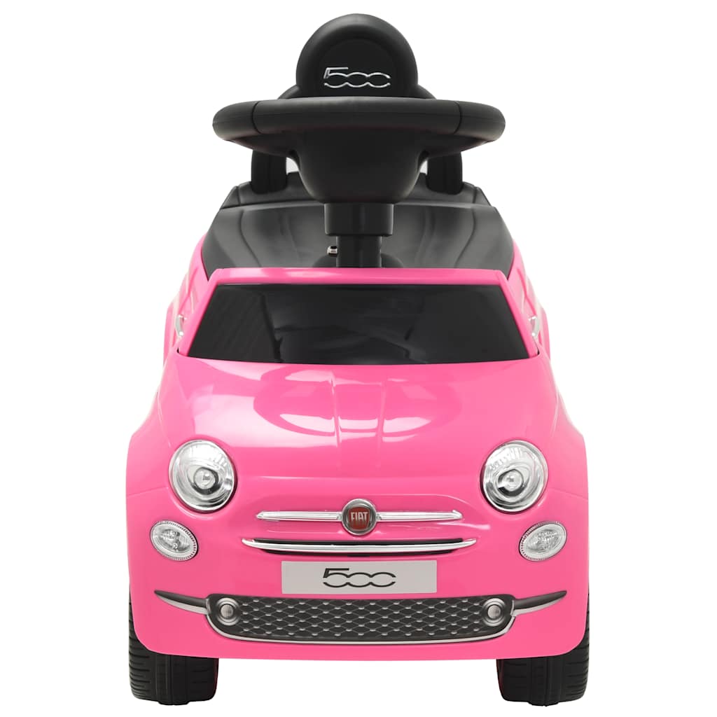 Fiat 500 pink ride-on car