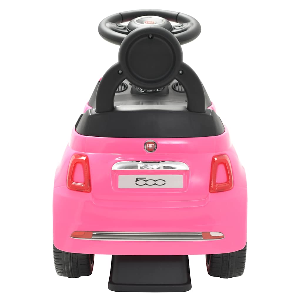 Fiat 500 pink ride-on car