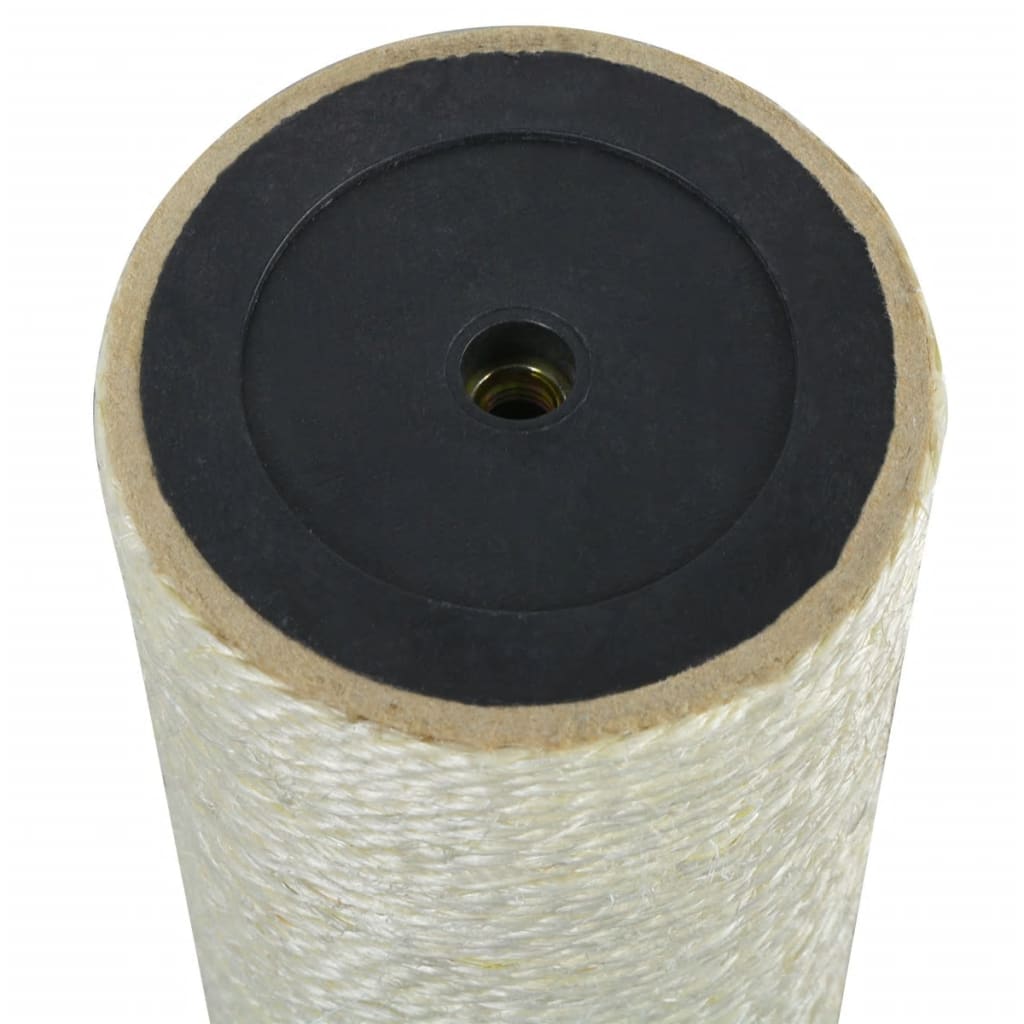 cat scratching post 8 x 15 cm 8 mm beige