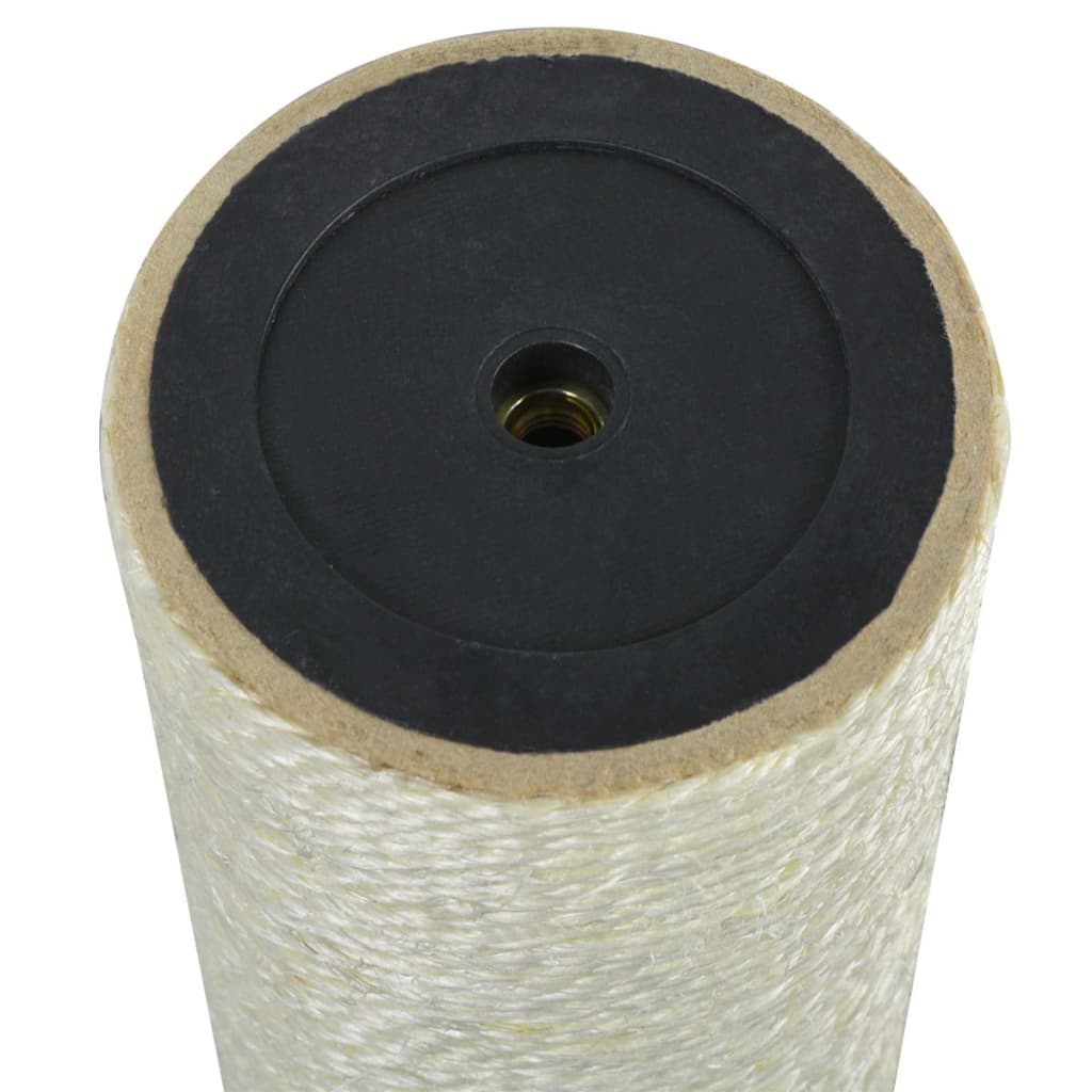 cat scratching post 8 x 30 cm 8 mm beige