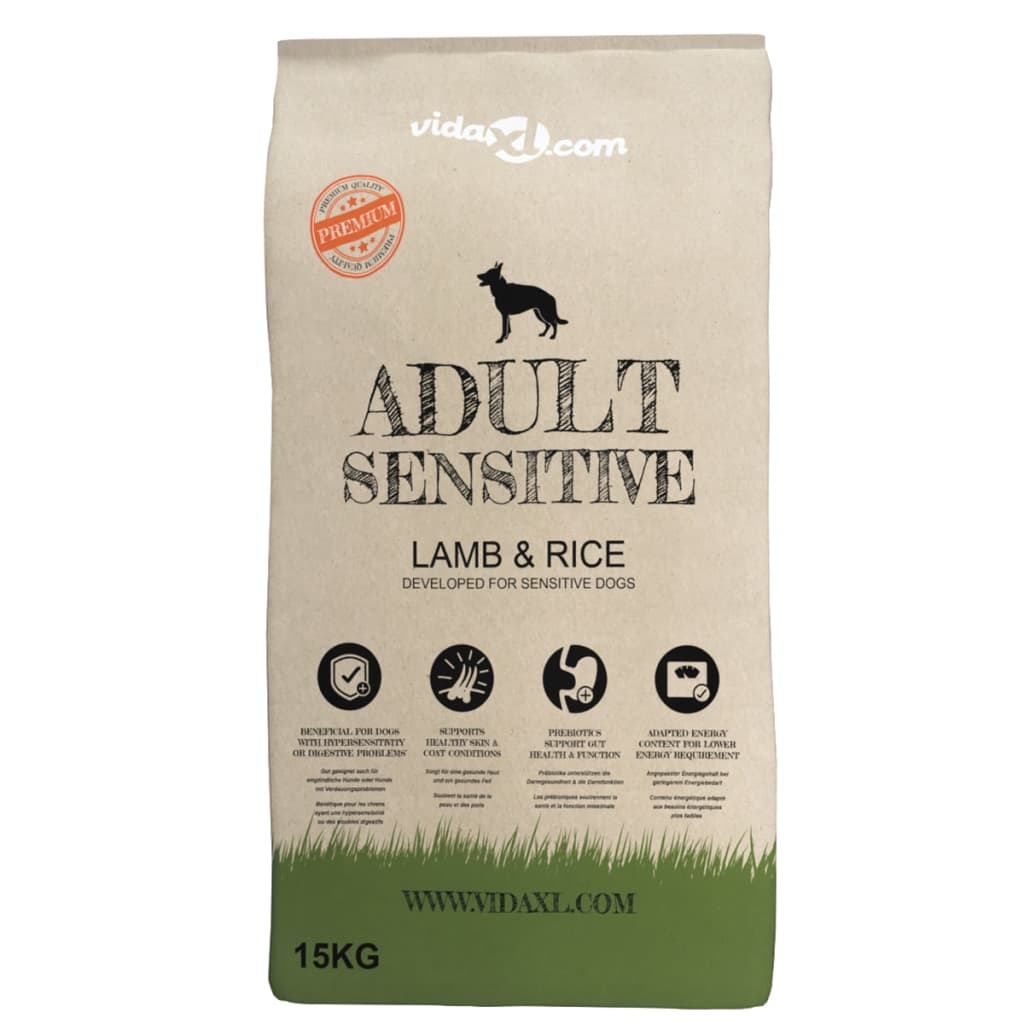 Premium dry dog ​​food "Adult Sensitive Lamb &amp; Rice" 2 pcs, 30 kg