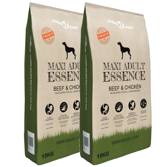 koerte kuivtoit Maxi Adult Essence Beef & Chicken, 2 tk 30 kg