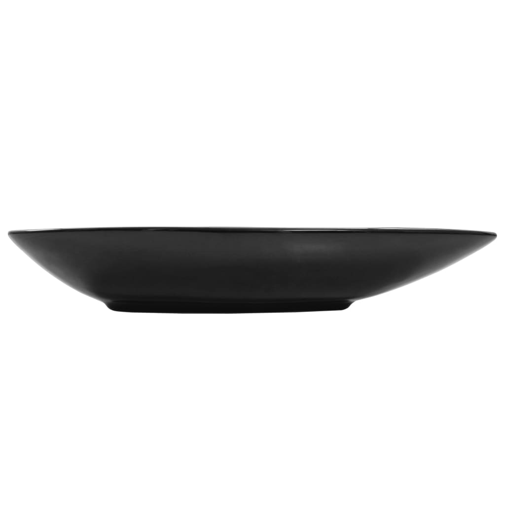 ceramic sink black triangular 645 x 455 x 115 mm