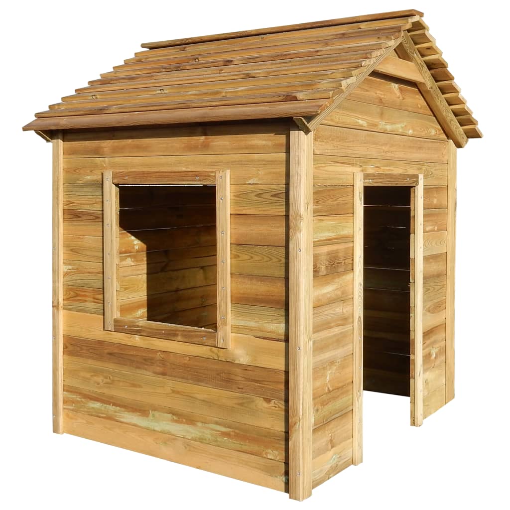 playhouse, 120 x 120 x 146 cm pine wood