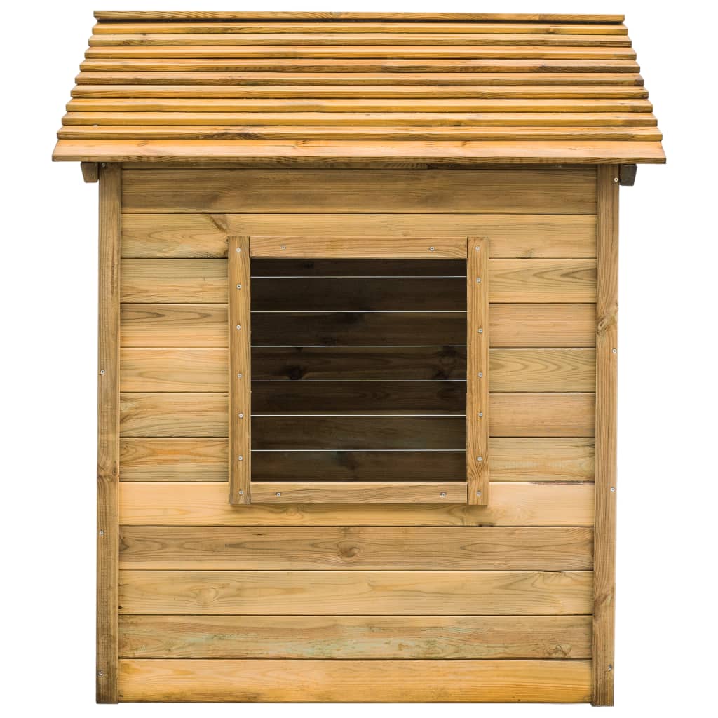 playhouse, 120 x 120 x 146 cm pine wood