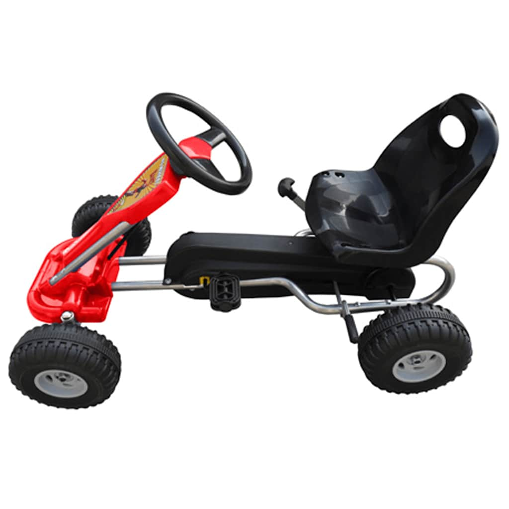 pedal go-kart for kids red