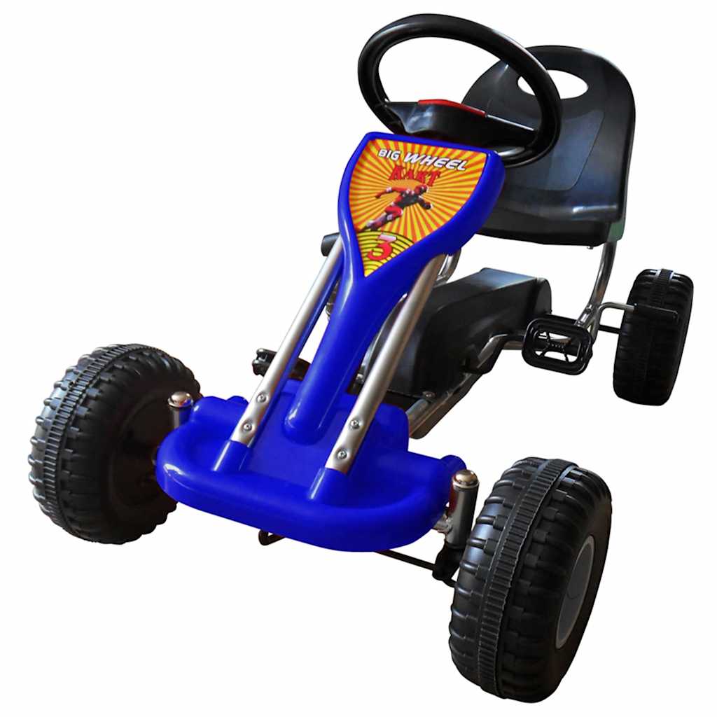 pedaalidega kart lastele sinine