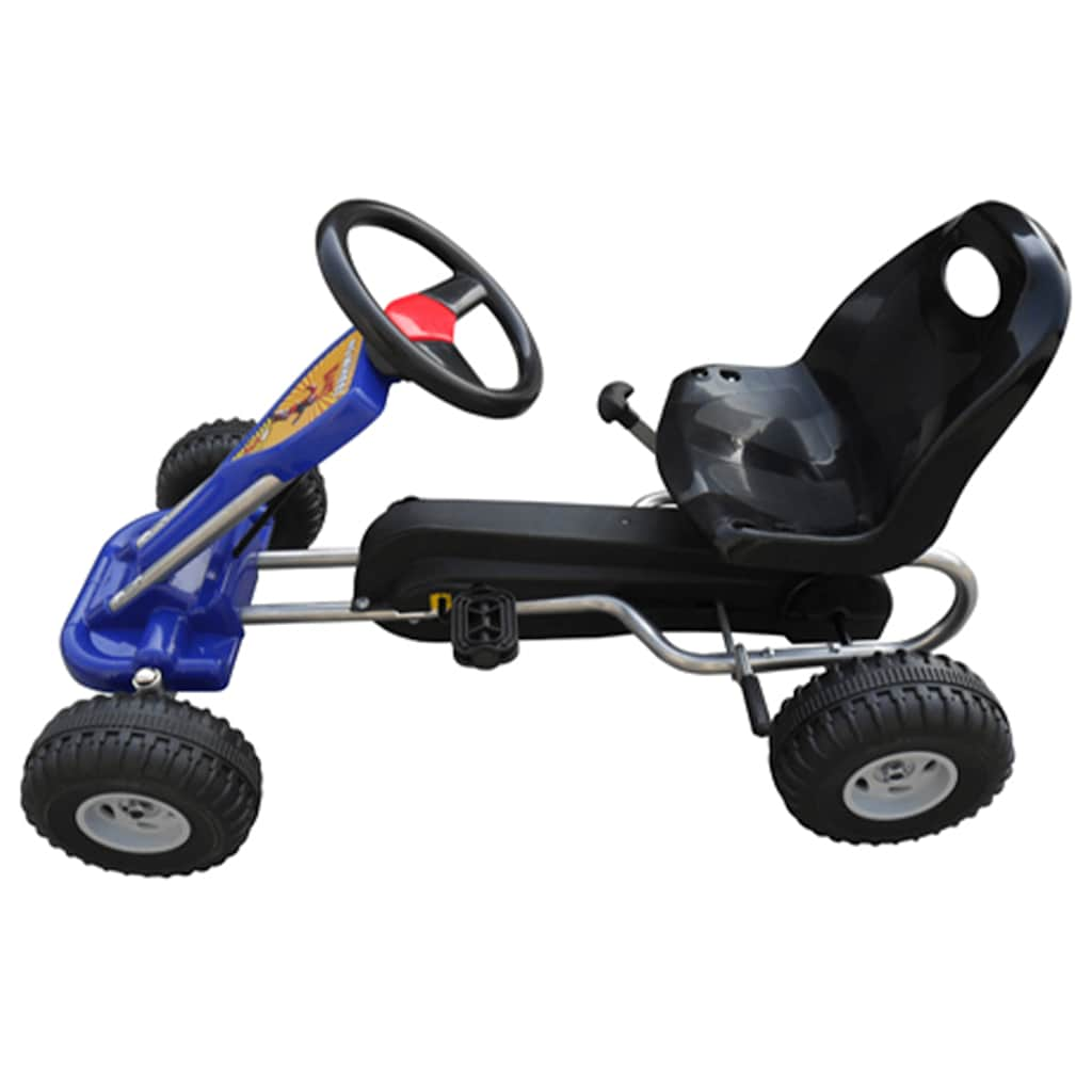 pedal go-kart for kids blue