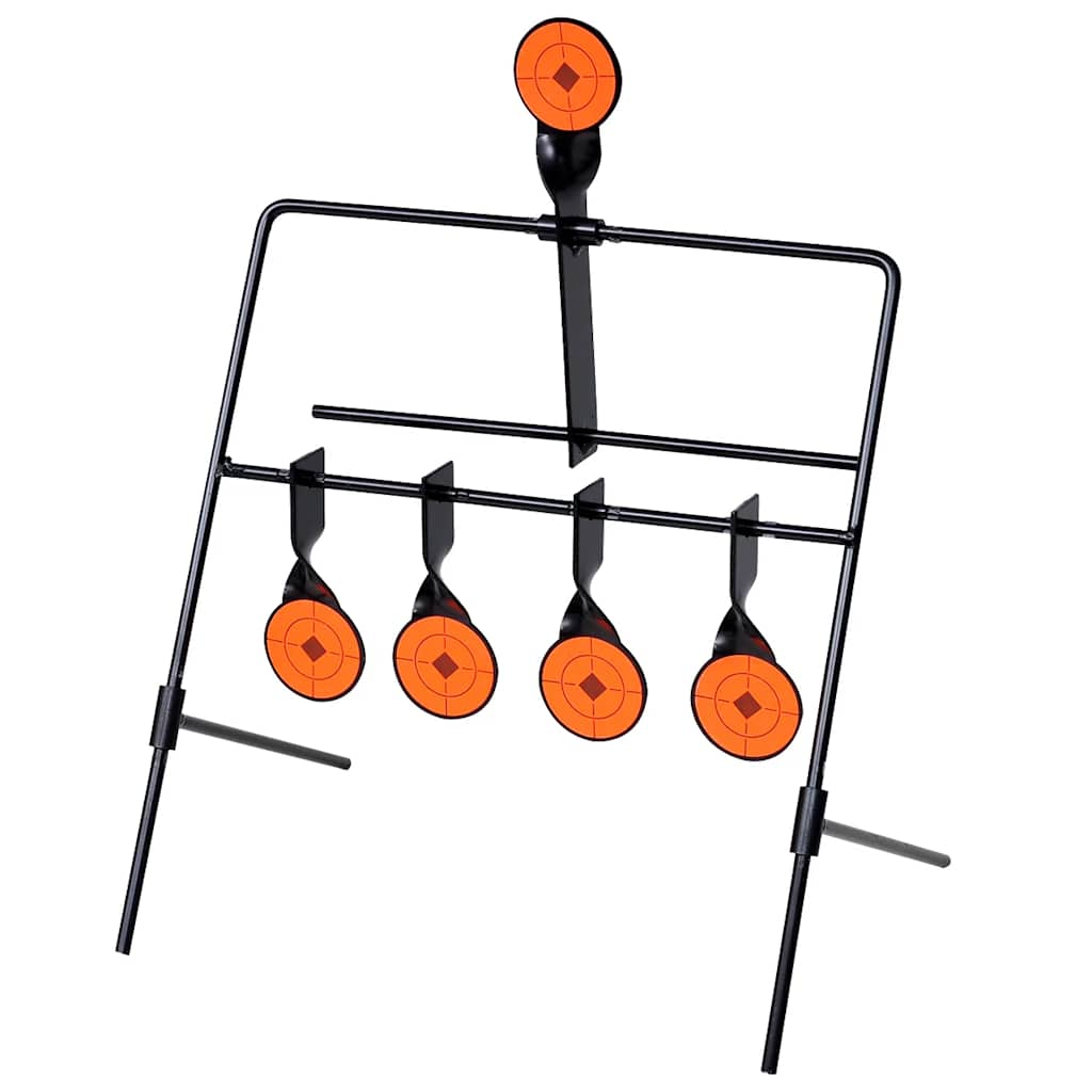 rotating target with automatic reset, 4 + 1 targets