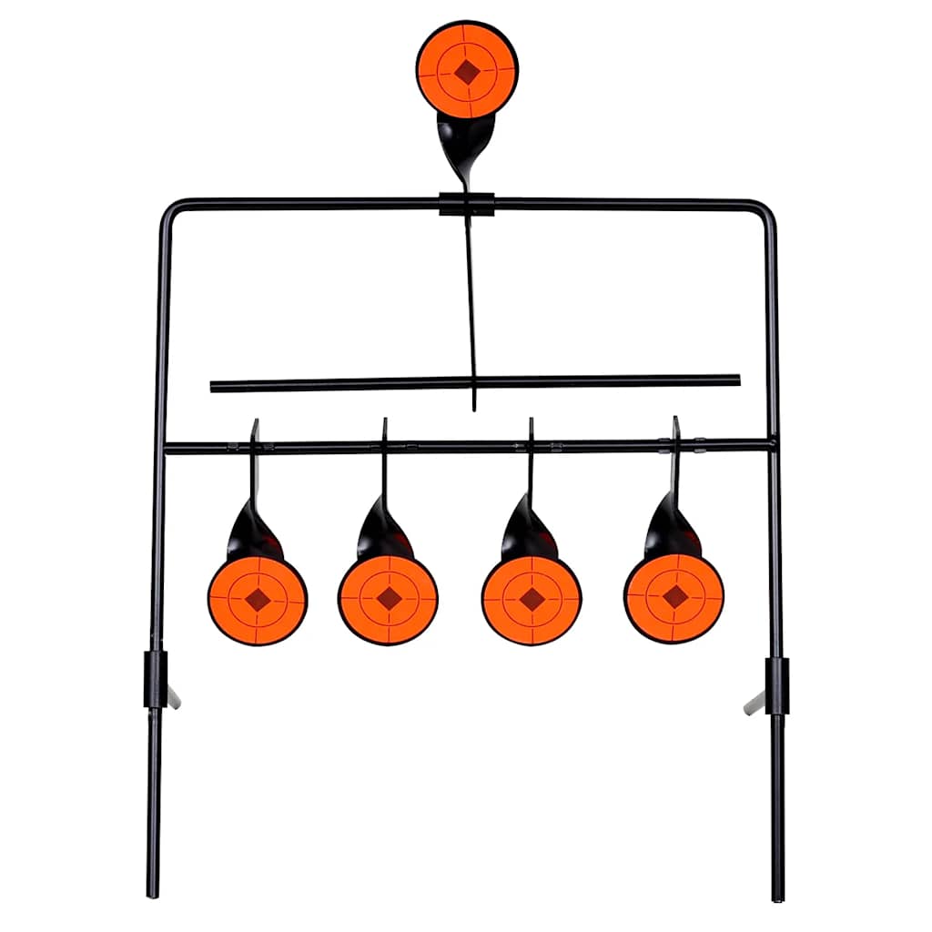 rotating target with automatic reset, 4 + 1 targets