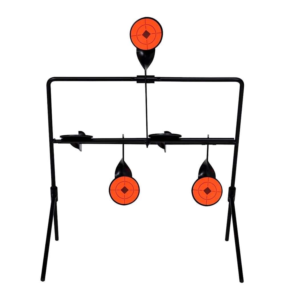 rotating target with automatic reset, 4 + 1 targets