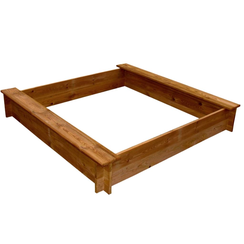 sandbox, wooden, square