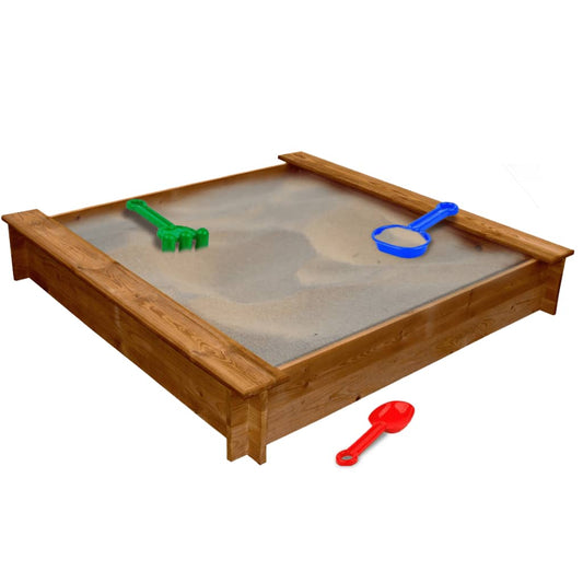 sandbox, wooden, square