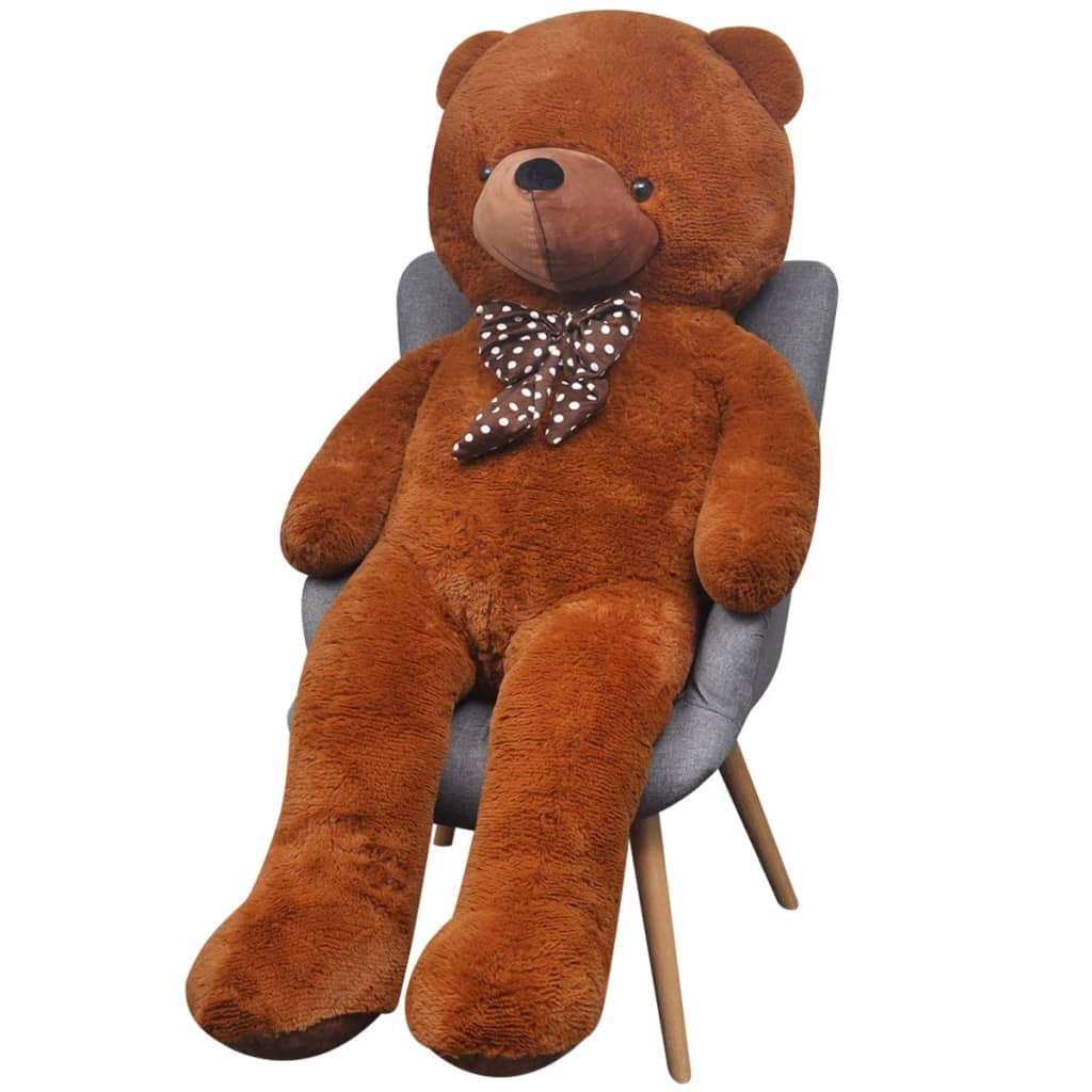 XXL soft teddy bear brown 135 cm