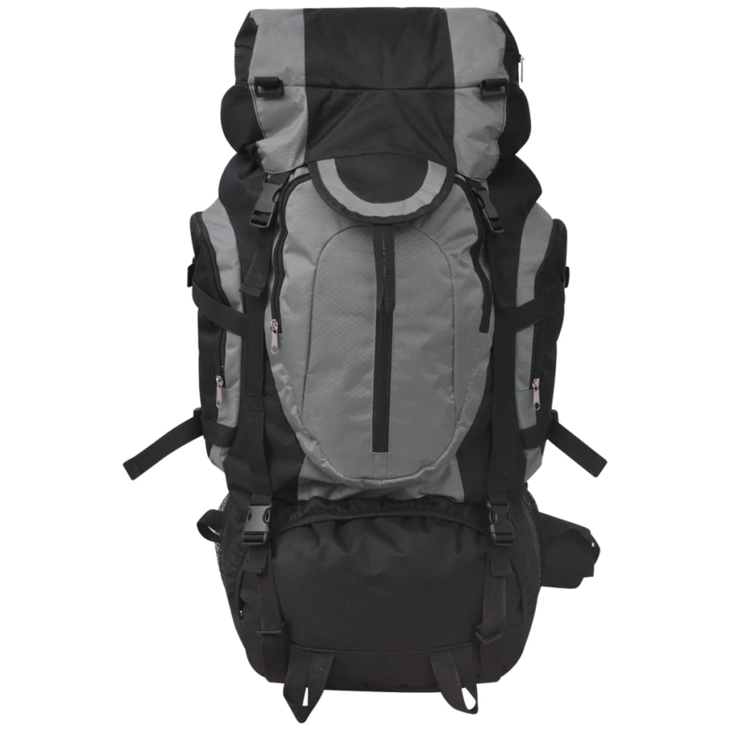 hiking bag XXL 75 l black and grey