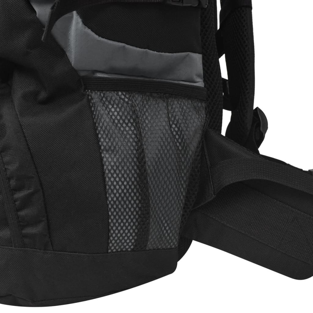 hiking bag XXL 75 l black and grey