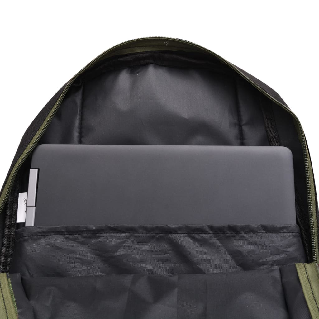 backpack 40 l, black and camouflage