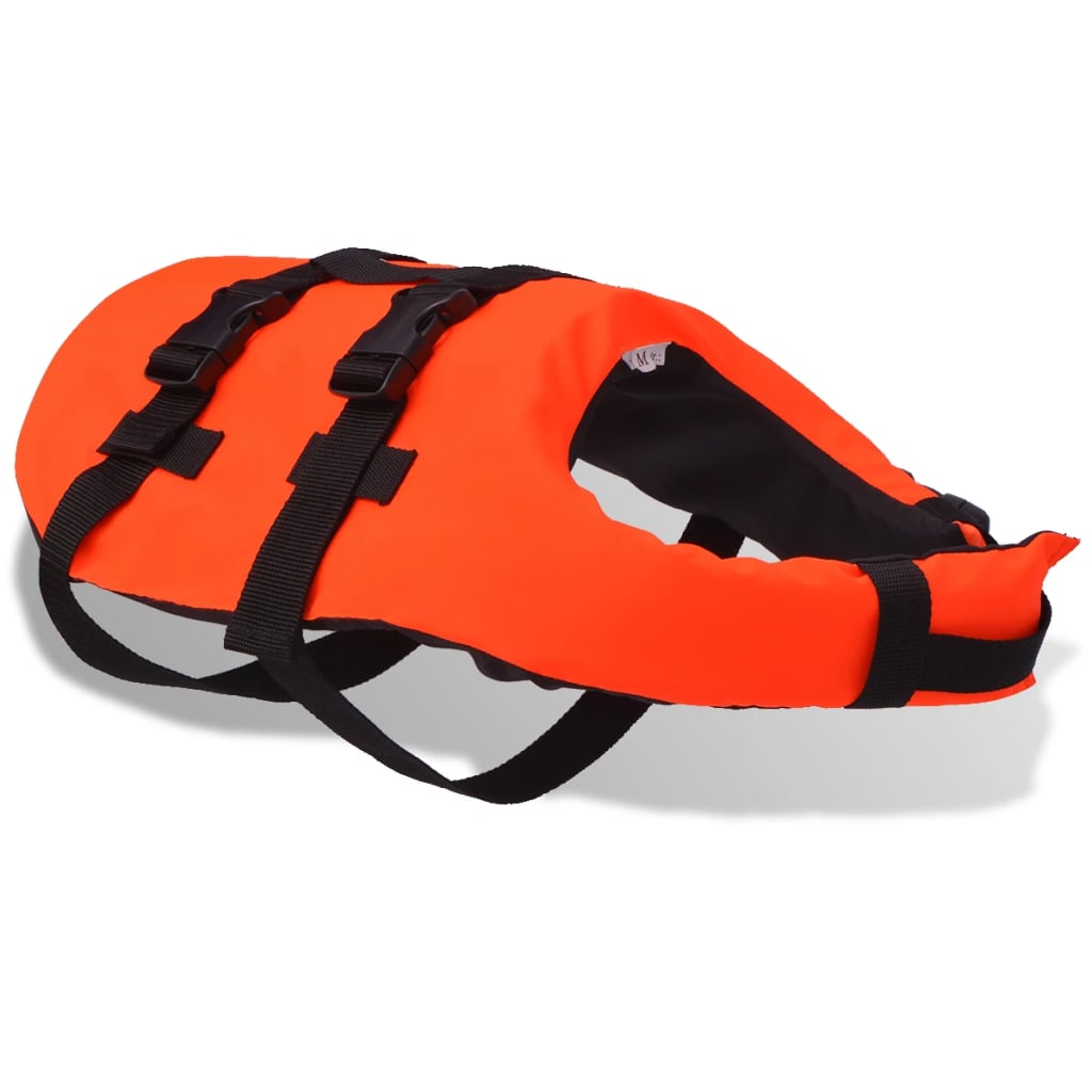 dog life jacket M, orange