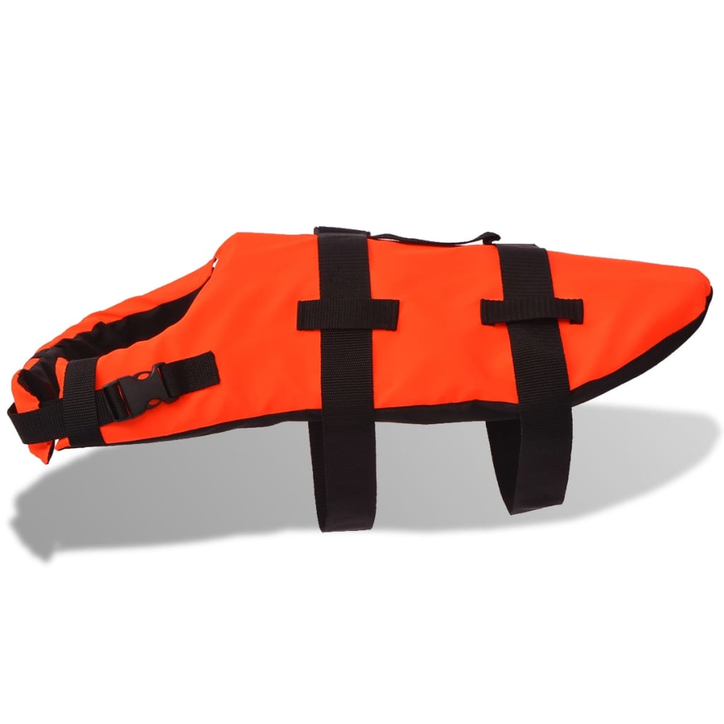 dog life jacket M, orange