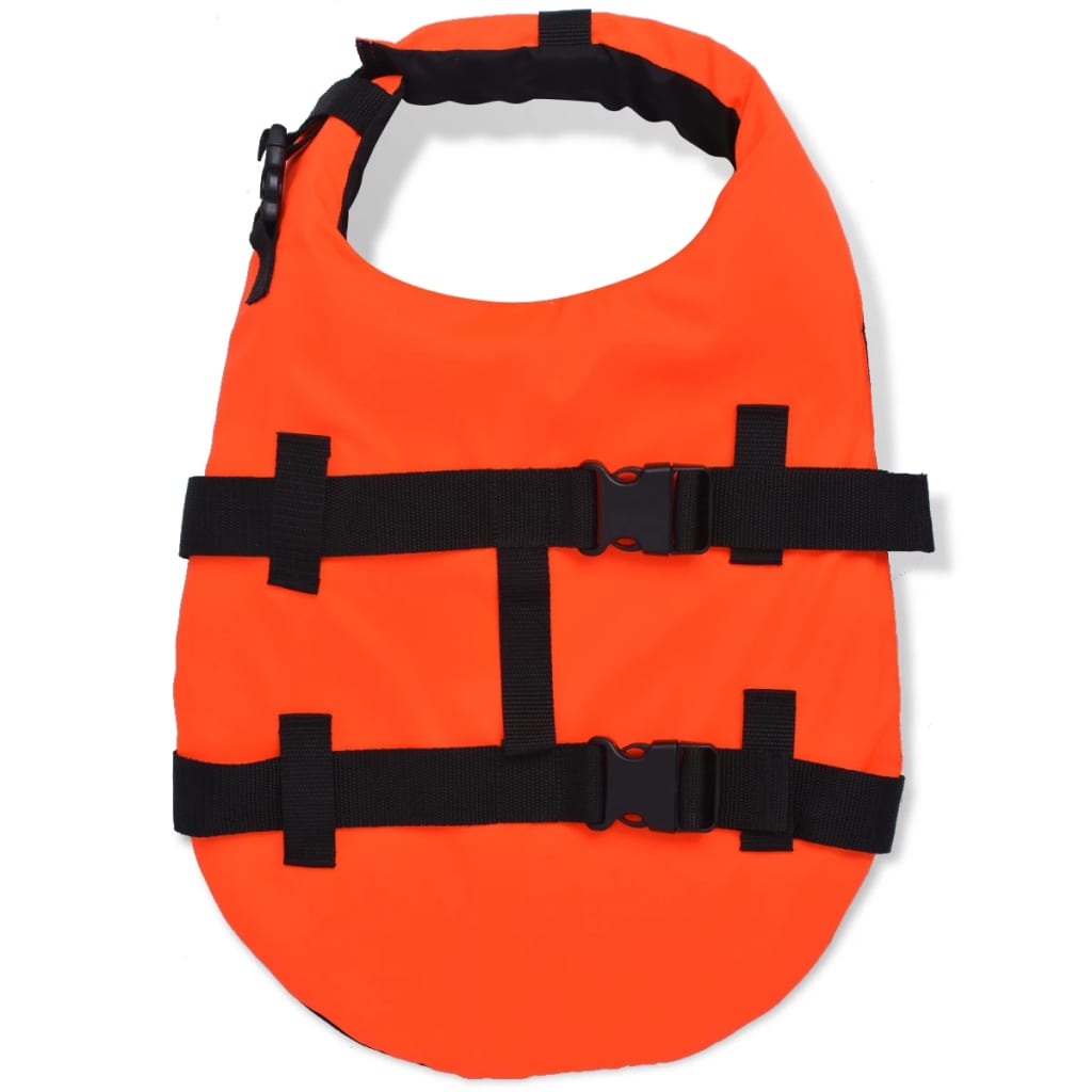 dog life jacket M, orange