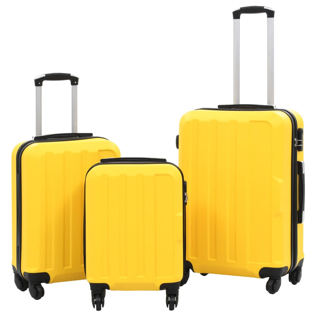 Hard case 3 pcs yellow ABS