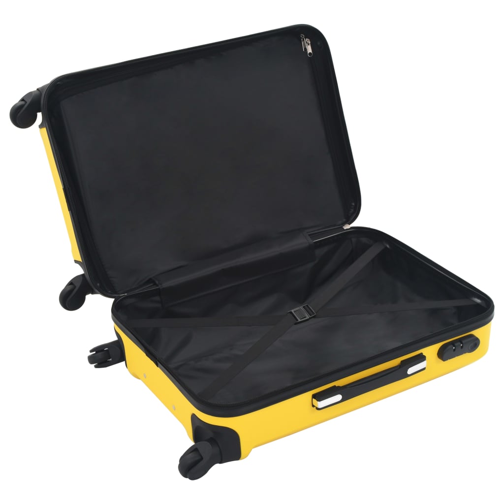 Hard case 3 pcs yellow ABS