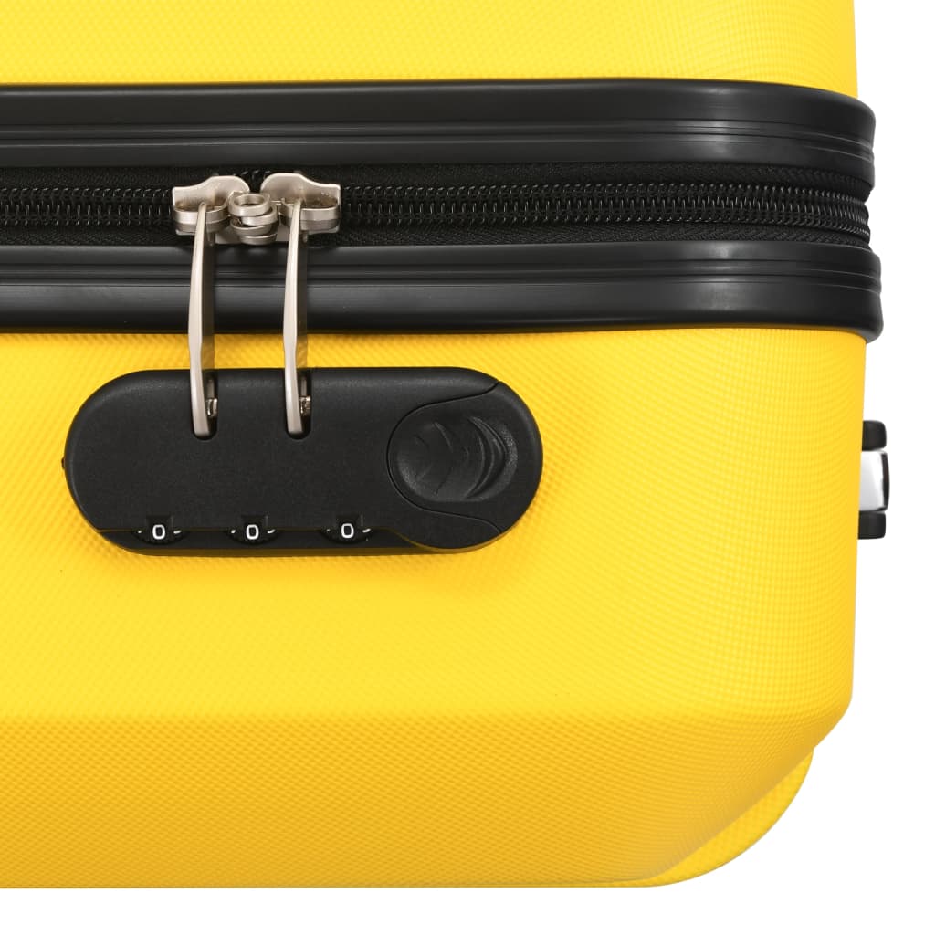 Hard case 3 pcs yellow ABS