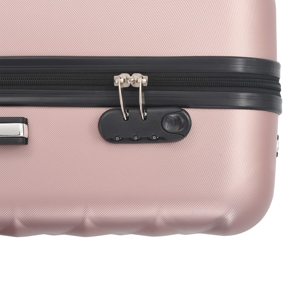 hard case 3 pcs rose gold ABS