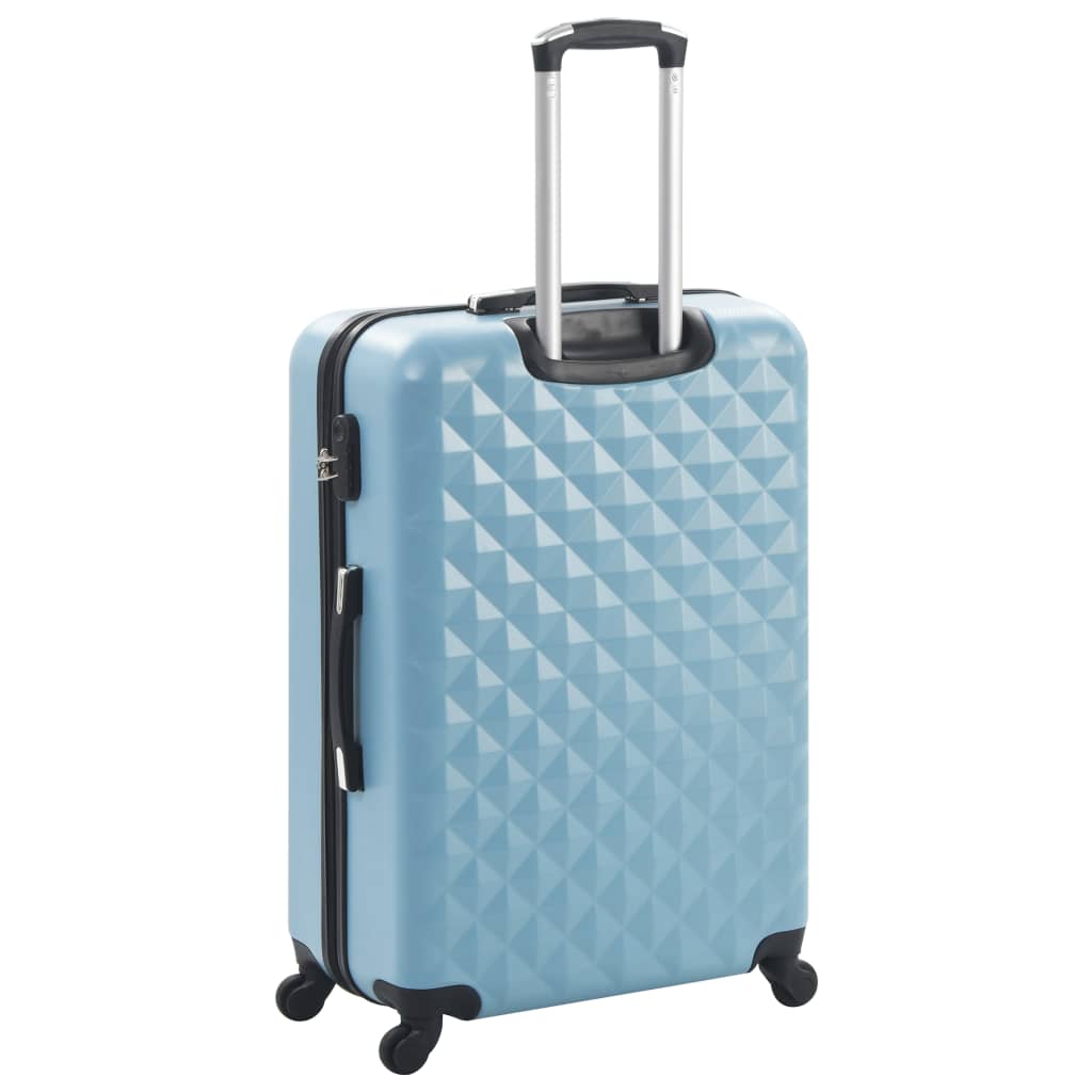 hard case 3 pcs blue ABS