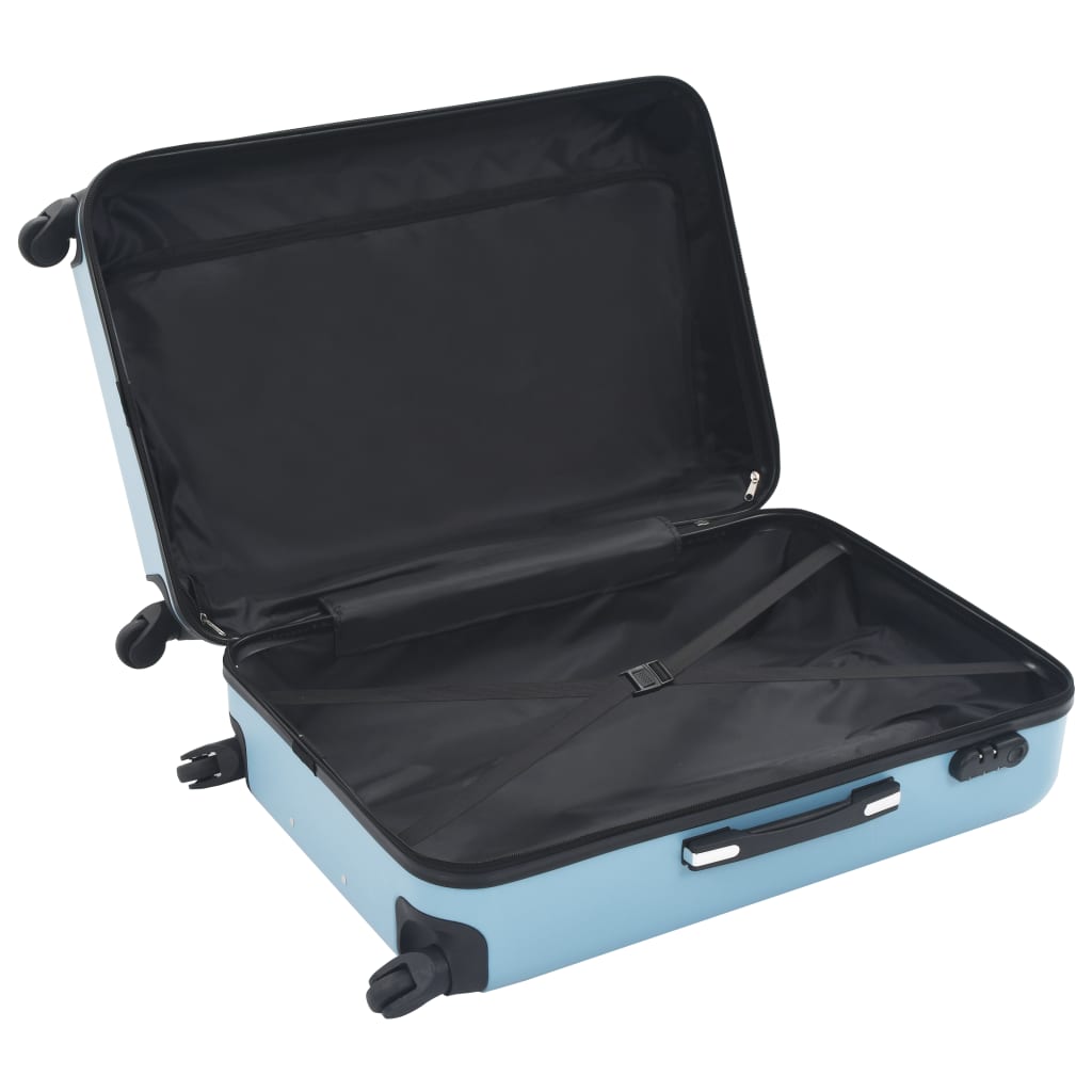 hard case 3 pcs blue ABS