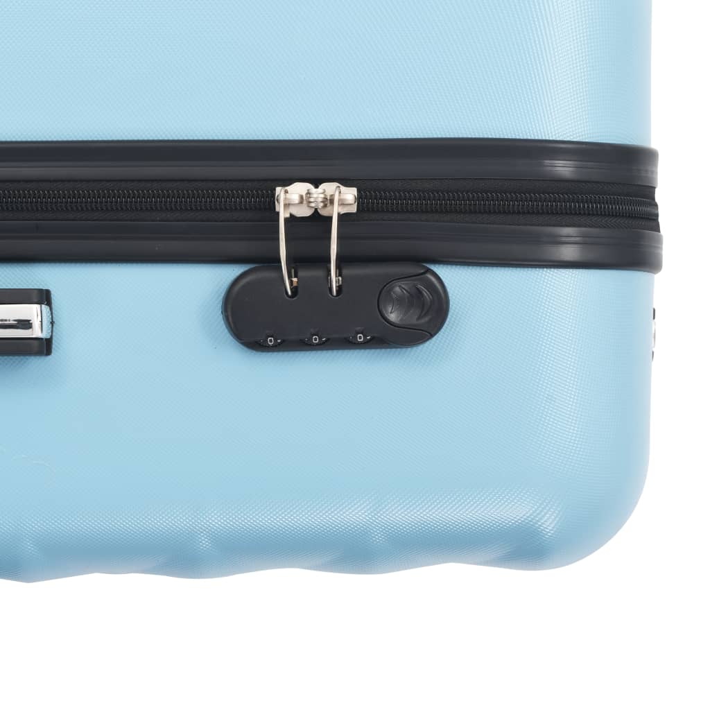 hard case 3 pcs blue ABS