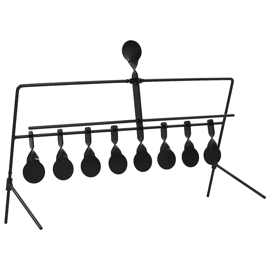 rotating target with automatic reset, 8 + 1 targets