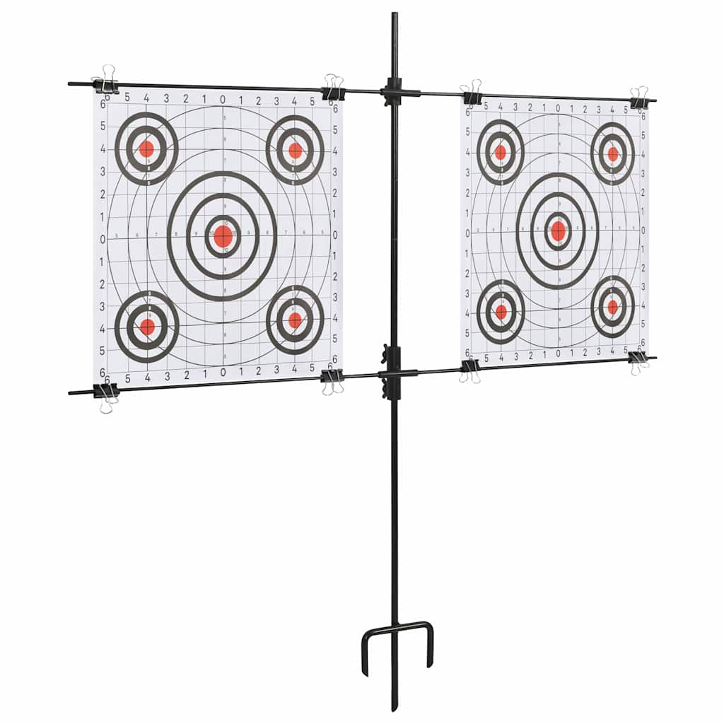 paper target base with targets 78 x 76 cm, steel