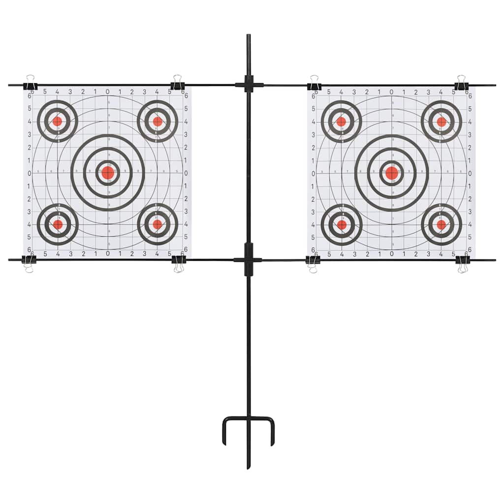 paper target base with targets 78 x 76 cm, steel