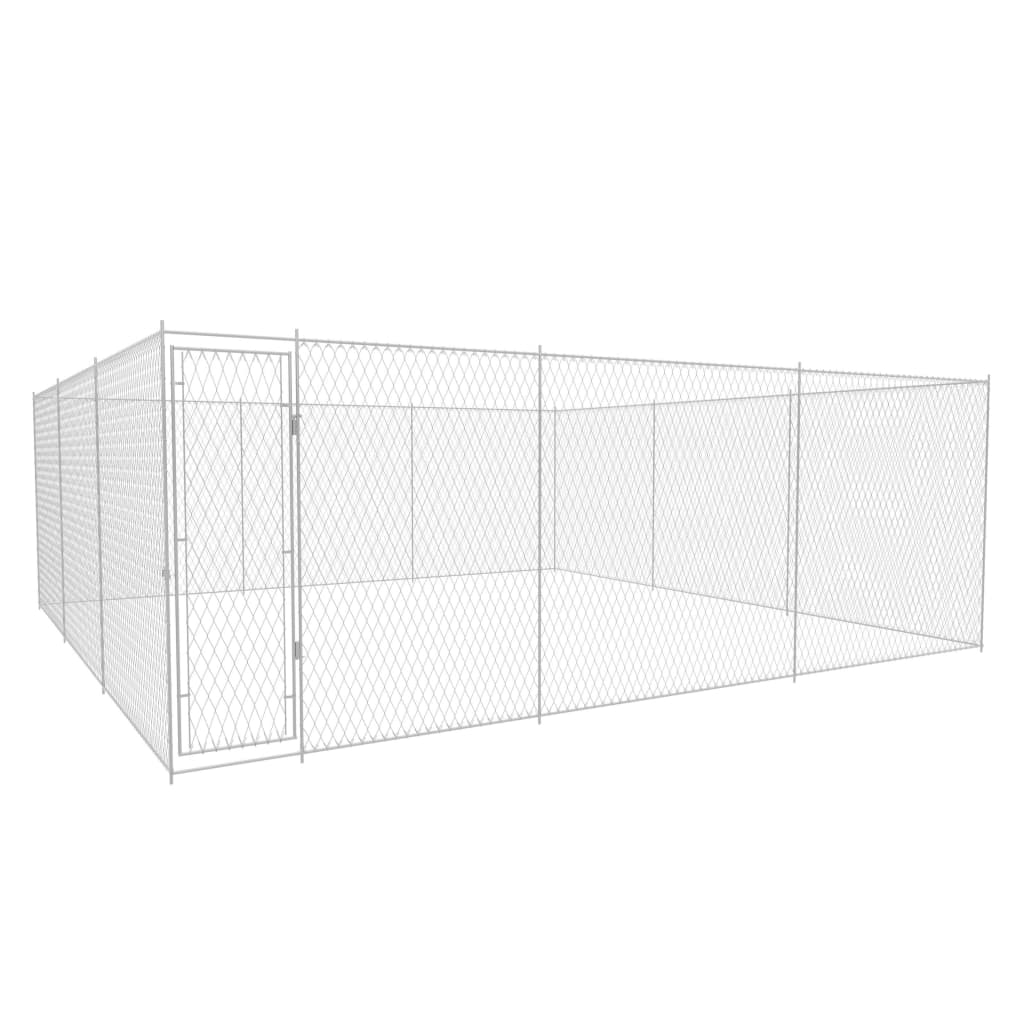 dog crate, galvanized steel, 570x570x185 cm