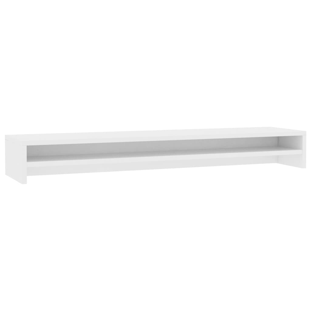 monitor stand, white, 100 x 24 x 13 cm, artificial wood