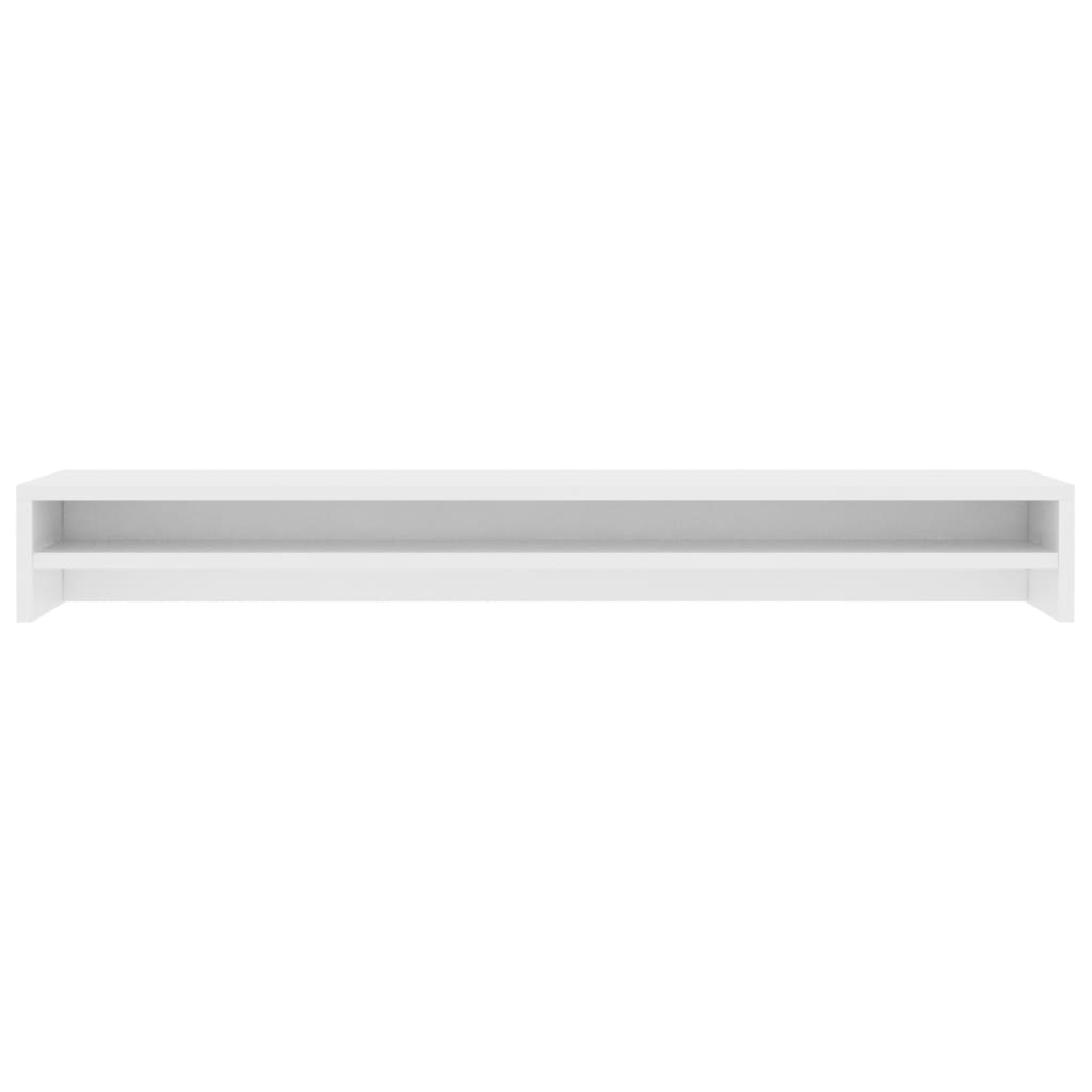 monitor stand, white, 100 x 24 x 13 cm, artificial wood