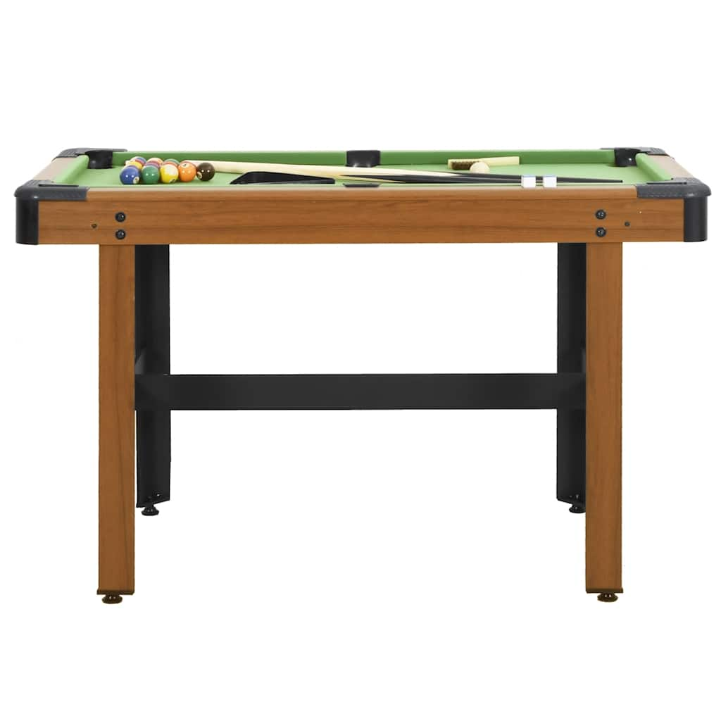 pool table 122 x 61 x 76 cm, brown