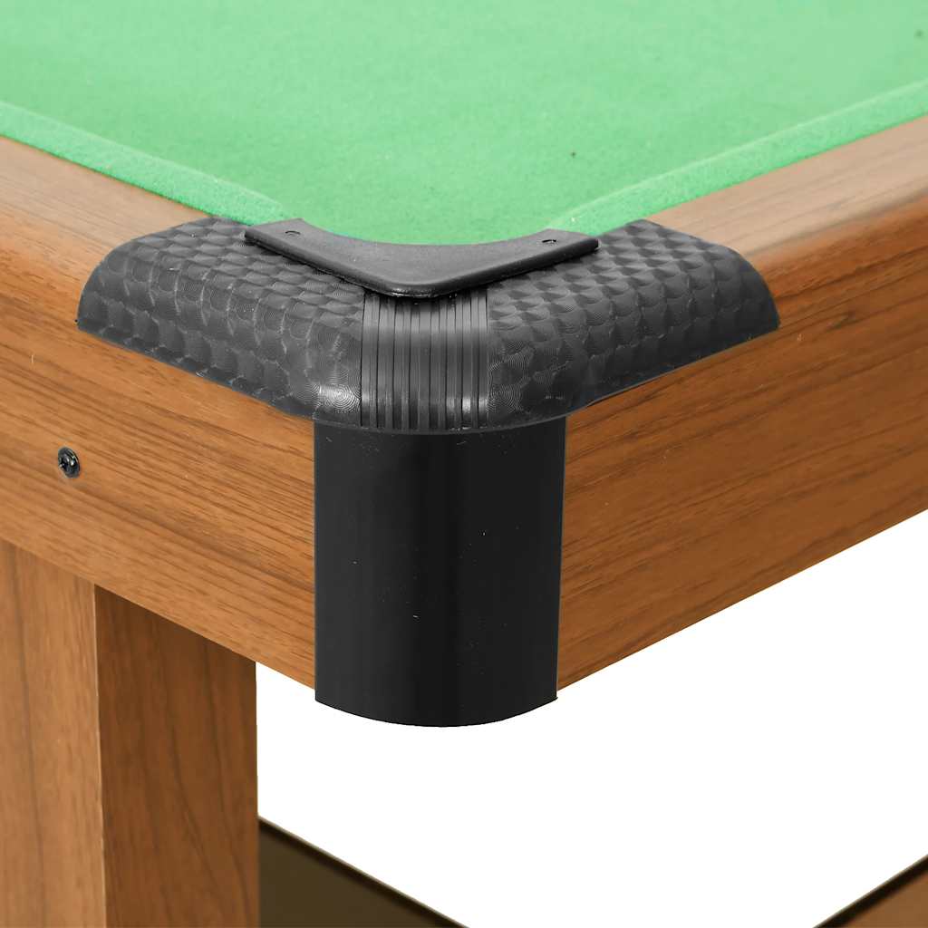 pool table 122 x 61 x 76 cm, brown