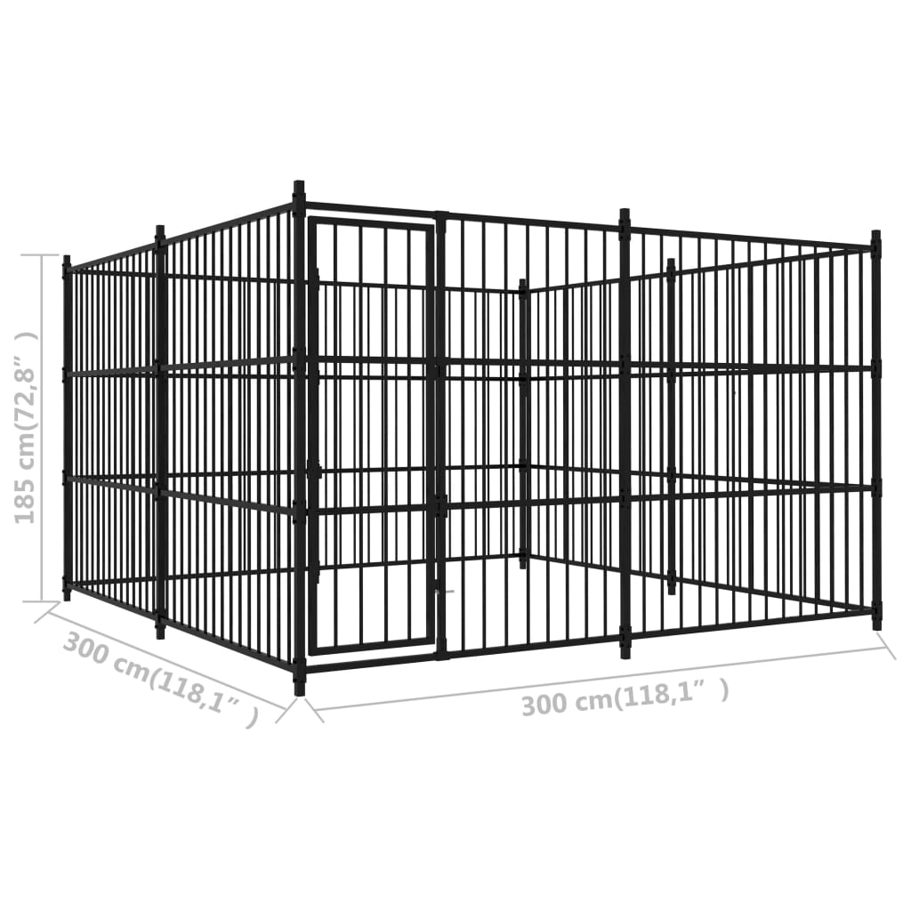 dog fence 300 x 300 x 185 cm