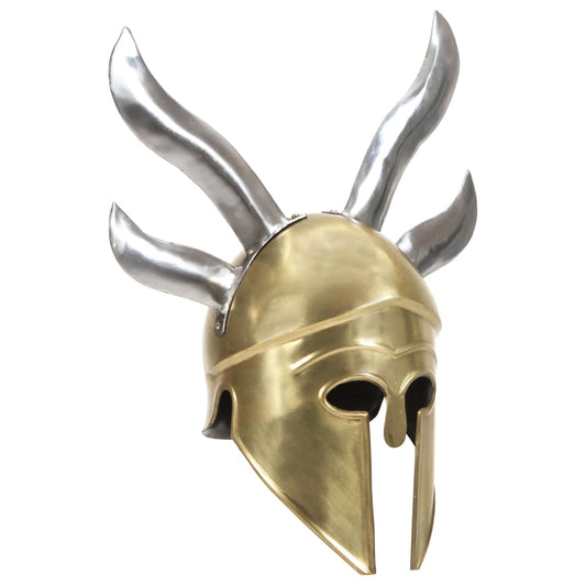 Greek helmet replica LARP, brass, steel