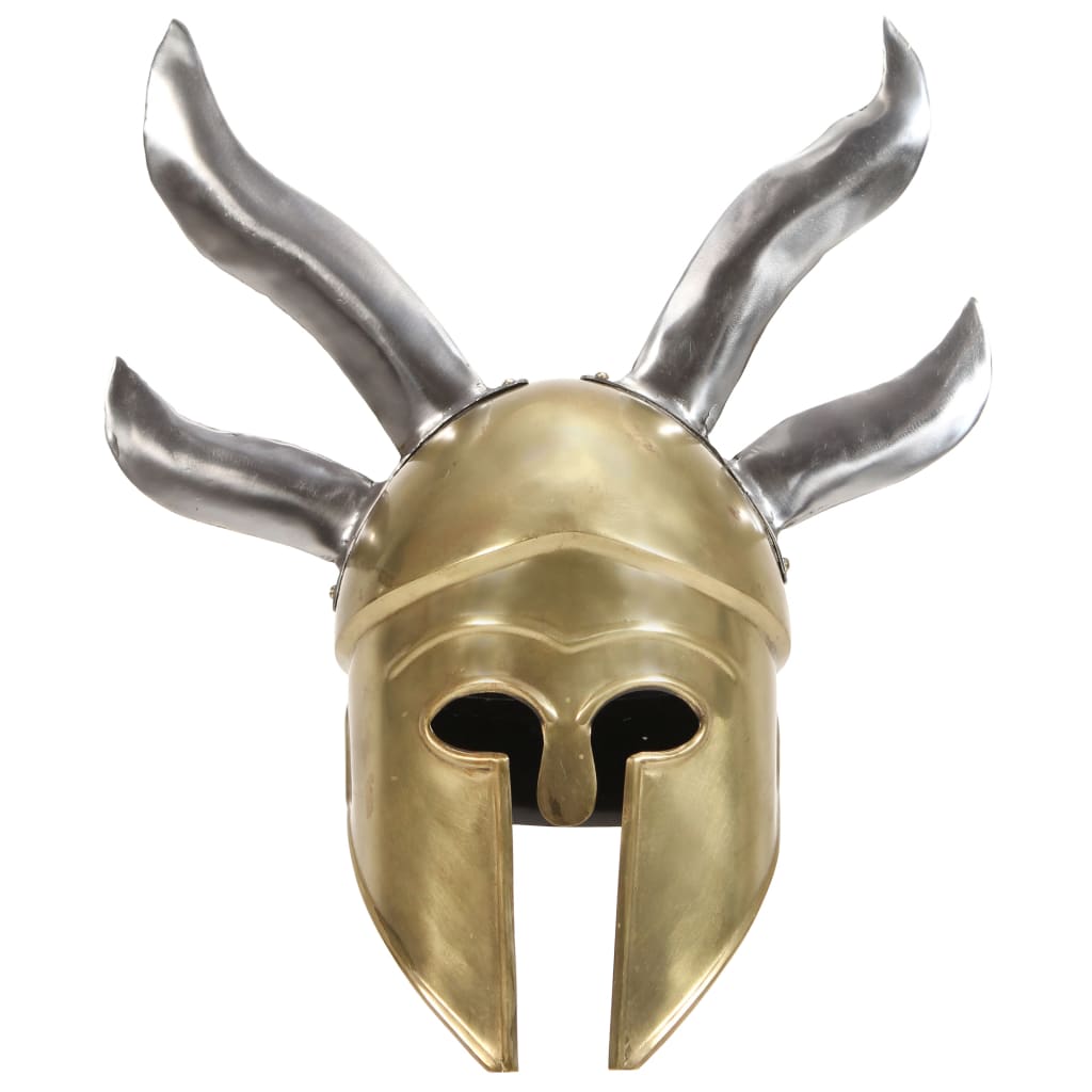 Greek helmet replica LARP, brass, steel