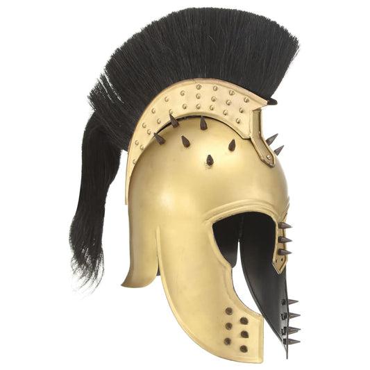 Greek helmet replica LARP, brass, steel