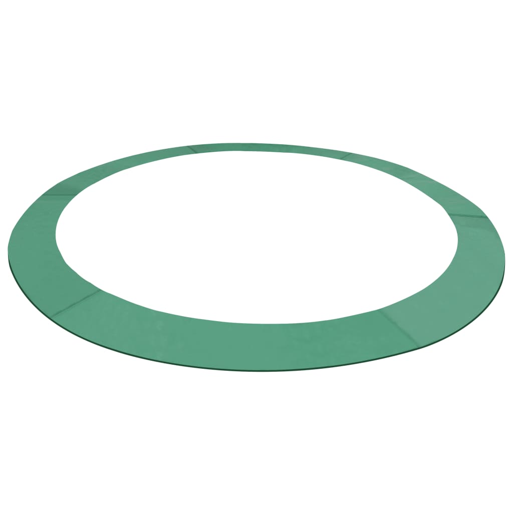 protective mat for round trampoline, PE, green, 4.57 m